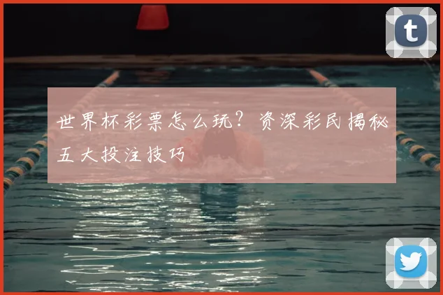 世界杯彩票怎么玩?资深彩民揭秘五大投注技巧
